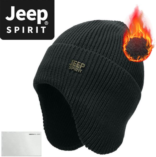JEEP SPIRIT 스포츠 캐주얼 비니 CA0634+파우치