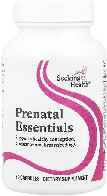 시킹 헬스 프리네이틀 에센셜스 베지 캡슐 60정, Seeking Health, 프리네이틀 에센셜스, 캡슐, 1개 - 쿠팡