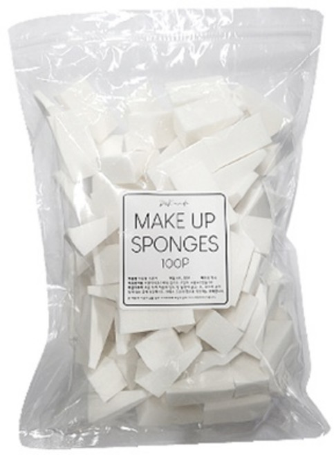 KC 대용량 화이트하우스 퍼프 50개입, 하얀색, 1개