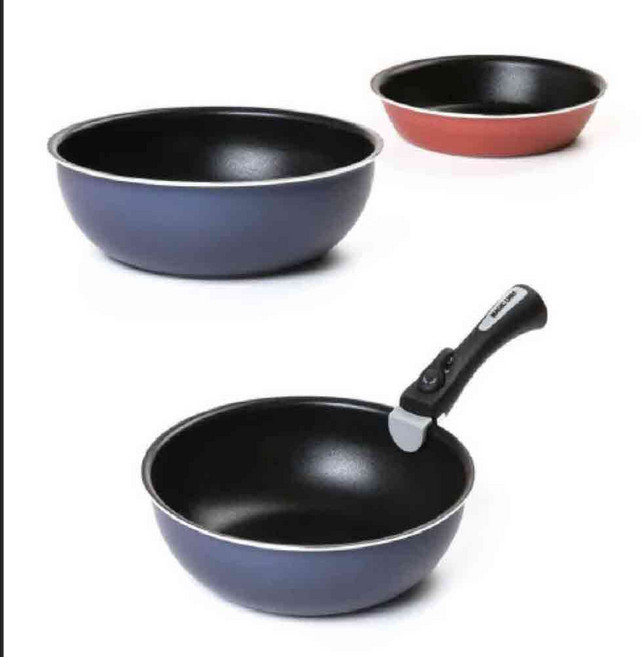 B44051 손잡이 탈착식 멀티팬 멀티 팬 남비 IH 24cm, 1개