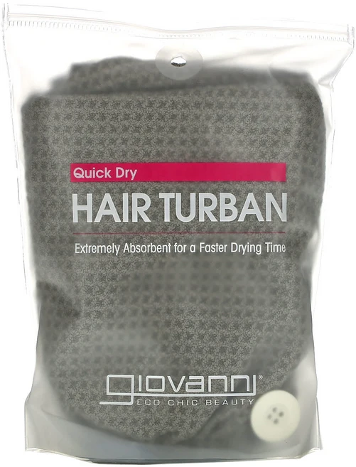 Giovanni 퀵 드라이 헤어 터번 헤어 터번 1개 - 쿠팡