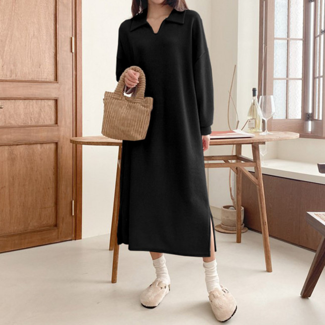 마이쏭 여성 빅사이즈 루즈핏 니트원피스 임부복 세린카라트임롱원피스