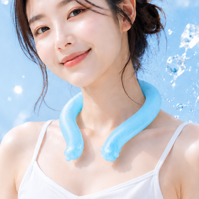 누비즈 프리미엄 쿨링넥밴드 얼음목걸이 여름 필수템
