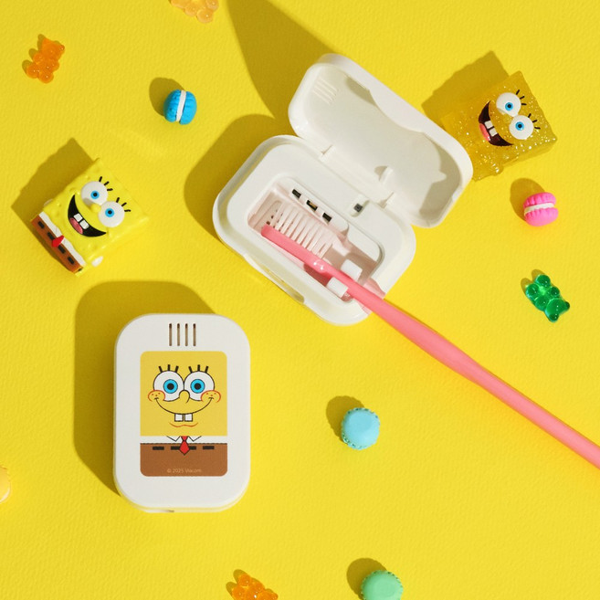 스폰지밥 휴대용 칫솔 살균기 헤드형 바디형