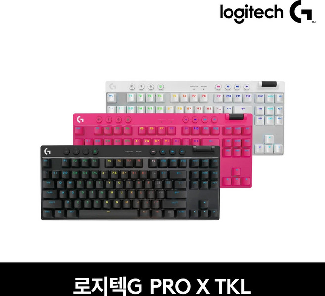 [국내정품] 로지텍코리아 G PRO X TKL LIGHTSPEED 무선 게이밍 기계식 키보드, 갈축, G PRO X TKL 택타일, 블랙
