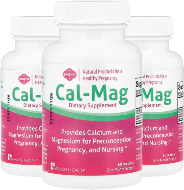 Fairhaven Health 페어헤이븐 헬스 Cal-Mag 칼슘 500mg 마그네슘 200mg, 60정, 3개 - 쿠팡