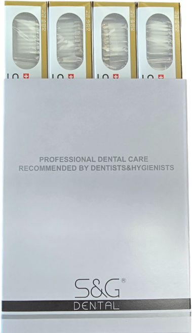 S&G 국산 이중 슬림모 치과칫솔, 12개입, 1개