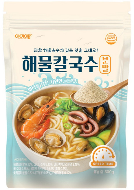 아이엠소스 해물칼국수분말, 1개, 500g