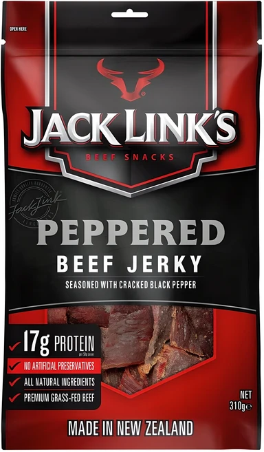 잭링크스 비프 져키 페퍼 육포, 310g, 1개 - 쿠팡