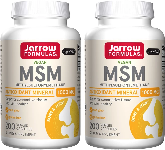 재로우 MSM 1000mg 베지 캡, 200정, 2개 - 쿠팡