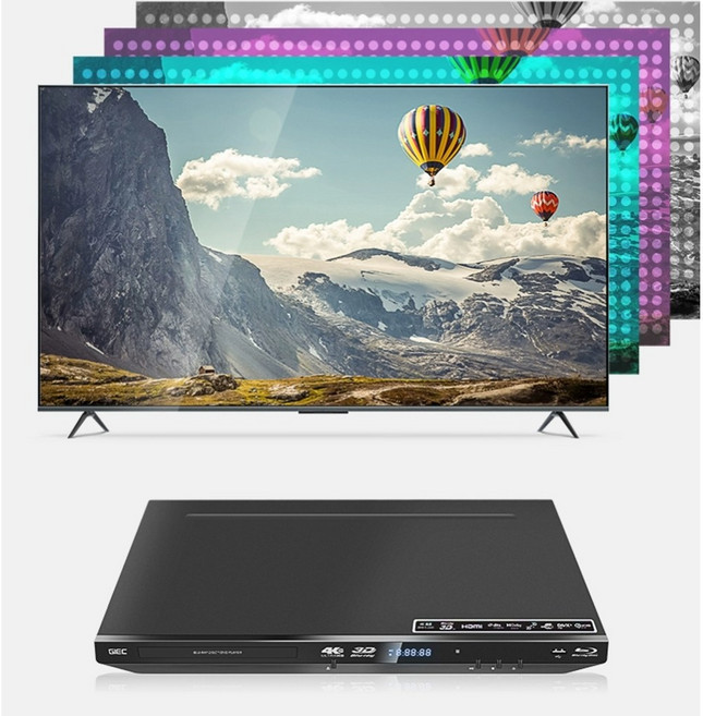 GIEC 4K 블루레이플레이어 BDP-G4350 DVD HDD 가정용, 공식 표준, G4350