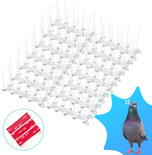 국내제작 에어컨 실외기 비둘기 퇴치 버드 스파이크, 버드스코 테이프형 14개 세트, 1개