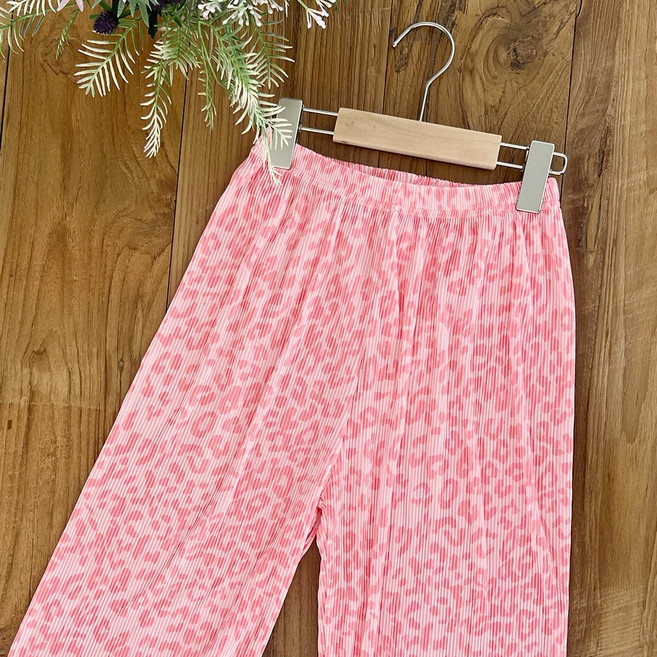 엘라운지 아동용 아이스 냉감 플리츠 팬츠