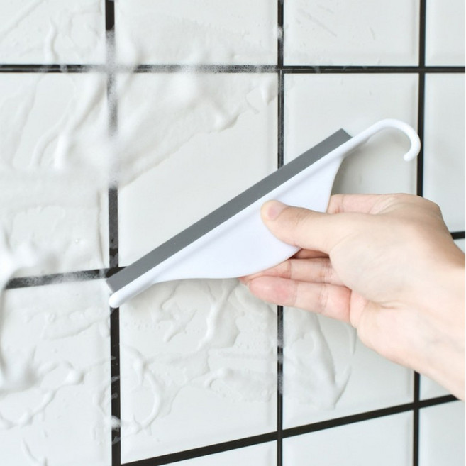 걸이형 디자인의 유리 창문 거울 물기 제거 핸드 미니 스퀴지, 1개