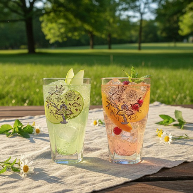 트윙클 강화유리 맥주잔 2p세트, 없음, 없음, 상세설명 참조