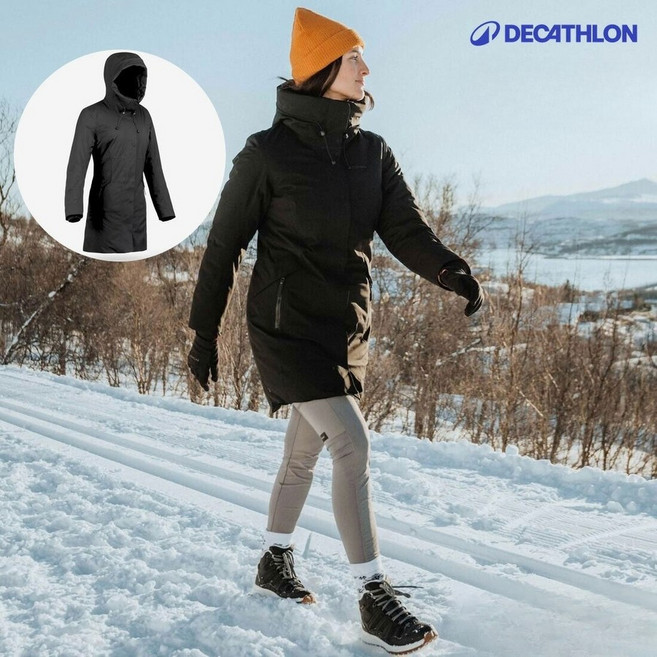 데카트론 퀘차 QUECHUA 여성 방수 방한 패딩 겨울 등산 재킷 SH500 -10℃