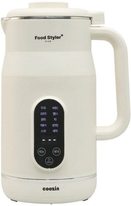 쿠진 푸드스타일러 플러스 1.2L 두유제조기 죽제조기 ABC 건강식, 화이트, 화이트