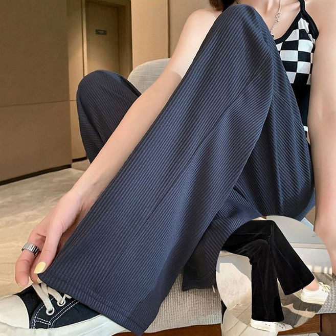 로즈엘리 시원한 아이스 코듀로이 와이드팬츠 여름용 3color