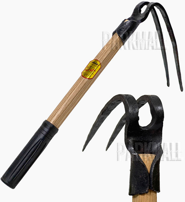 대장간 두발 괭이 (쇠스랑 2발괭이 마늘 인삼뿌리 약초캐기 텃밭 원예 호미 농기구)
