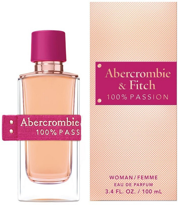 Abercrombie & Fitch 百分百熱情女性淡香精, 1個, 100ml