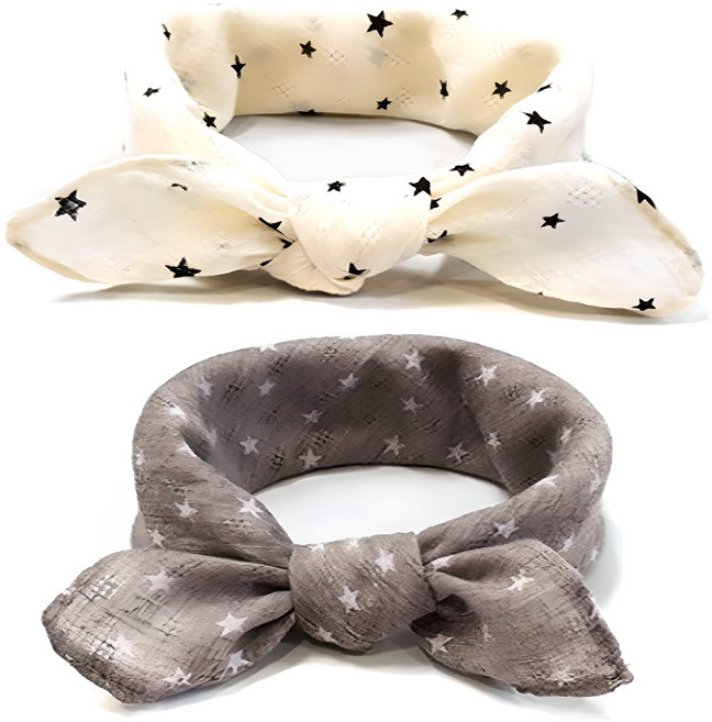 우주아이 아동용 보들보들 쁘띠스카프 2p