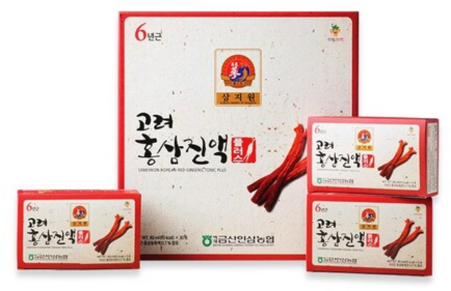 농협홍삼 고려홍삼진액 플러스 80mlx30포 금산인삼농협, 1박스, 2.4L