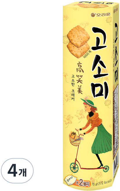 오리온 고소미, 70g, 4개