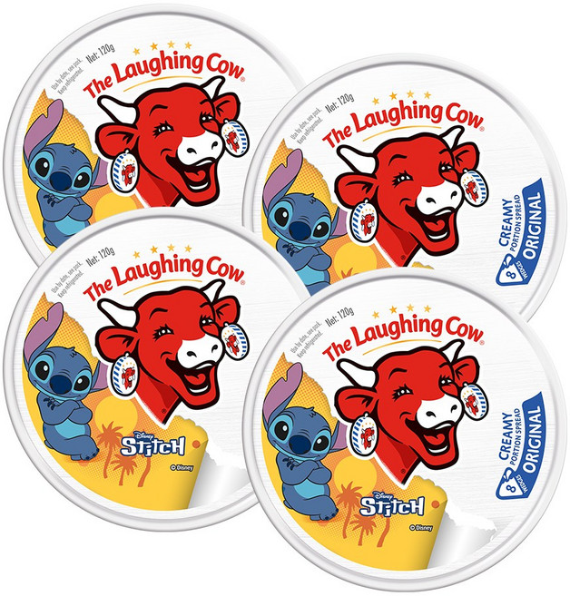 래핑카우 세모포션 오리지널 8P 120g (디즈니에디션) 4개