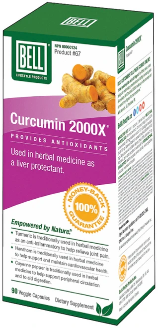 (벨) BELL 커큐민 2000X 강황 카이옌페퍼 비타민E 90정, 1개 - 쿠팡