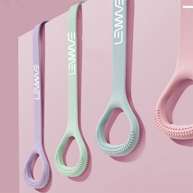 파스텔 실리콘 스트레칭밴드 무릎관절 재활운동 필라테스 요가용, 파스텔 실리콘스트레칭밴드(퍼플), 1개