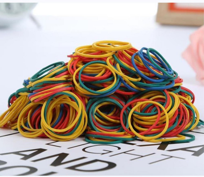 지오보드 고무줄 색깔 칼라 약100개 과학실험 실험