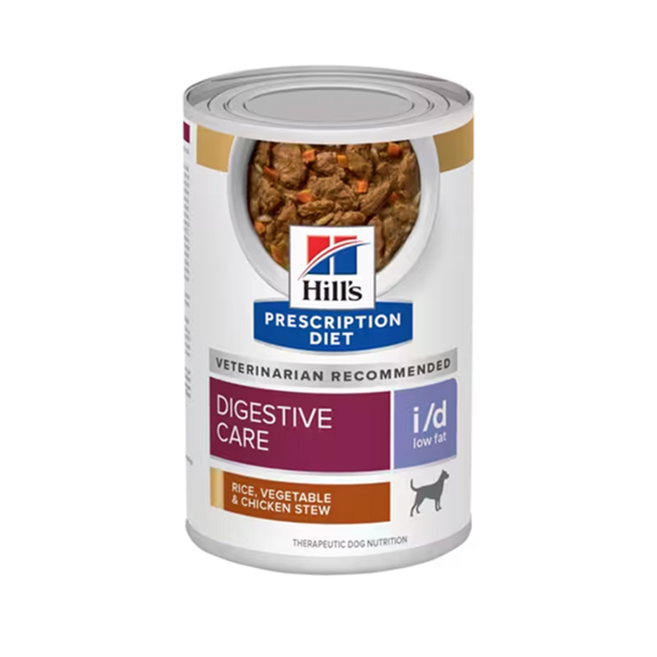 힐스 독 id i/d 로우팻 (Low fat) 스튜 캔 354g / 낱개, 1개