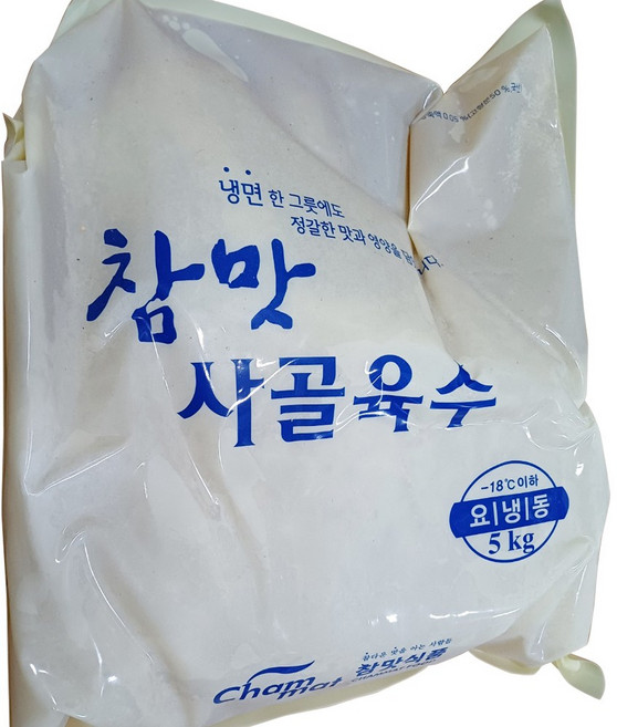 푸드마을 참맛 사골육수 냉동, 5kg, 1개