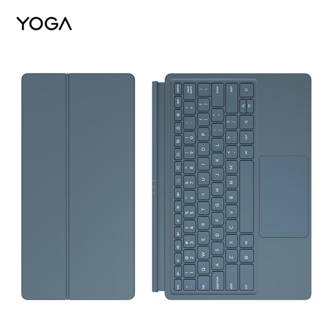레노버 yoga pad pro 마그네틱 키보드 거치대 키보드, 제조사축, 블루