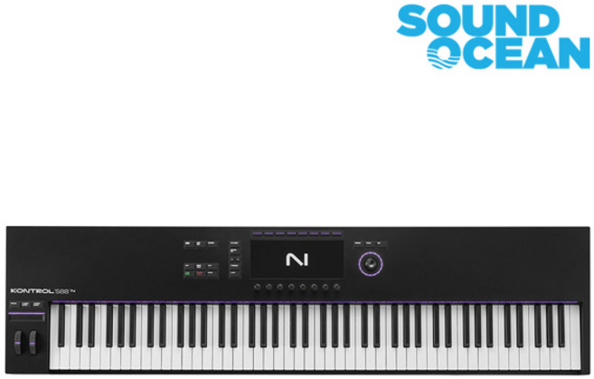 엔아이 마스터 키보드 건반 스마트 미디 컨트롤러 NI Native Instruments Master Keybord Controller, 혼합색상, KONTRTROL S88MK3, 1개