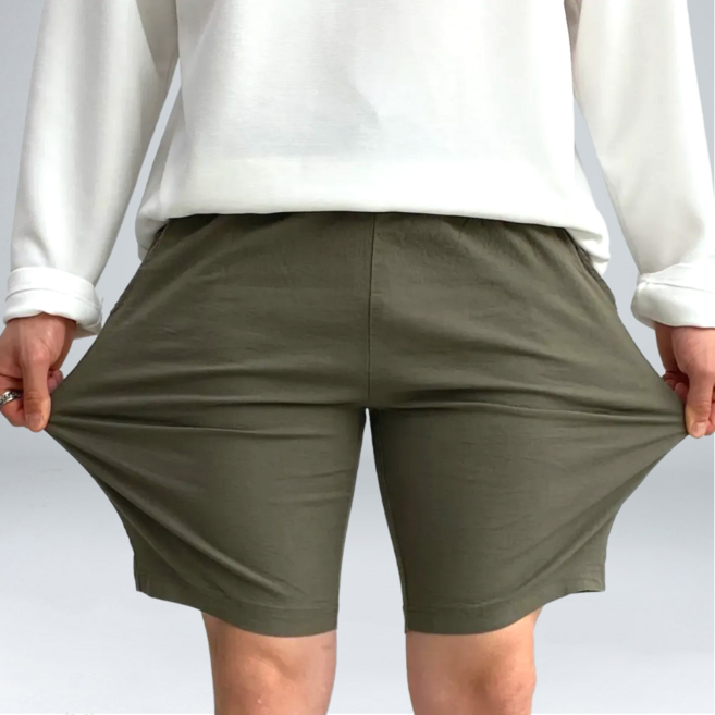 이너프데이 남성 린넨 사방스판 반바지 여름 5부 바지