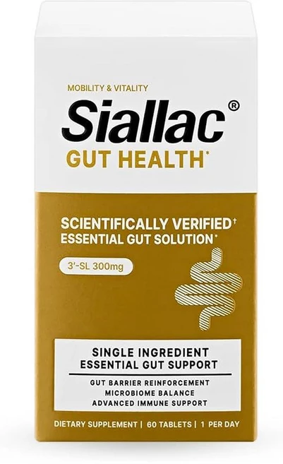 SIALLAC Gut Health 미국산 장 장벽 상피 영양소 미생물군집 HMO 3SL 3001730, SIALLAC Gut Health - 미국산 장 장벽, 1개 - 쿠팡