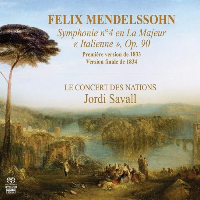[CD] Jordi Savall 멘델스존: 교향곡 4번 '이탈리아' (Mendelssohn: Symphony Op.90 'Italian')