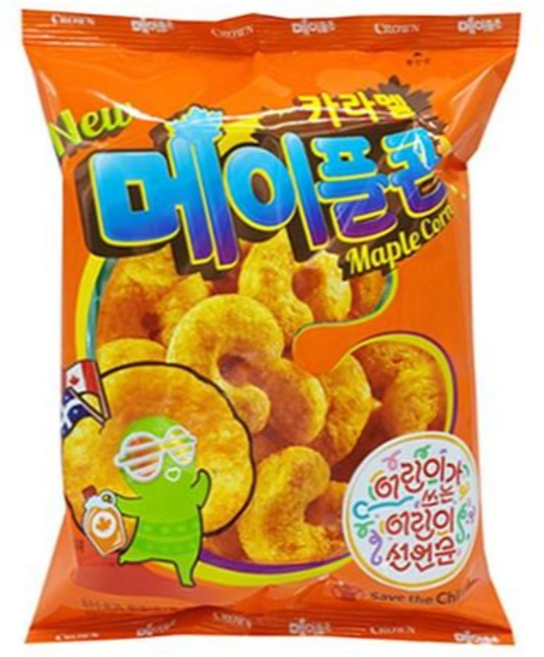 크라운 카라멜 메이플콘, 74g, 8개