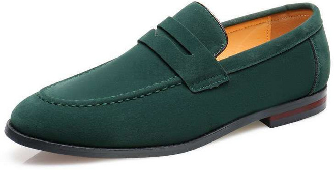 남성 페니로퍼 스웨이드 키높이 캐주얼화 편안한 신발