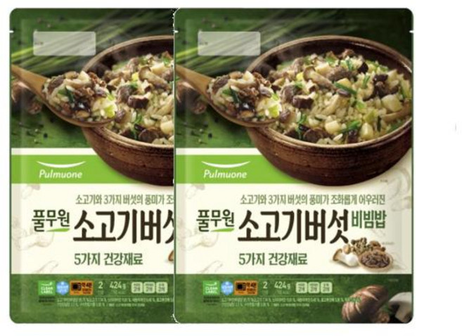 풀무원 소고기버섯비빔밥 424g 2개