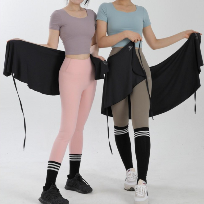 레티지아 레깅스 힙커버 치마 힙가리개 엉덩이가리개 랩스커트