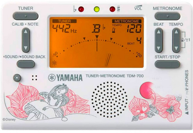 YAMAHA 튜너/메트로놈 TDM-700DAL2 디즈니 앨리스, 1개
