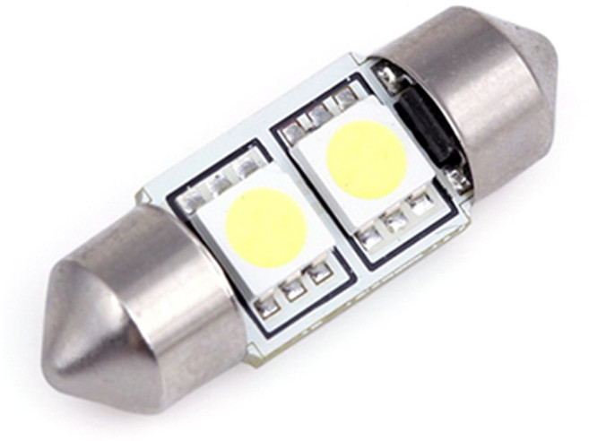 니토무역 자동차 실내등 31mm 2구 라이트 고휘도 LED 전구 램프, 1개, 실내등 화이트 31mm 2구