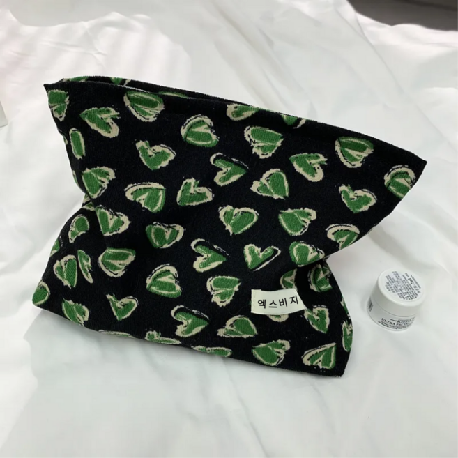 엑스비지 그린 포인트 빅사이즈 파우치