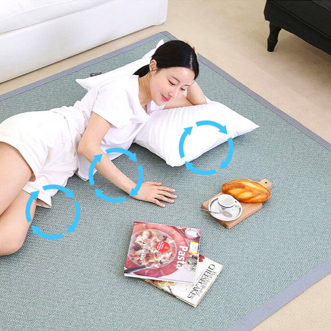 등땀제로 쿨직조 3D 에어매쉬 쿨링 냉감 쿨매트, 소프트브라운