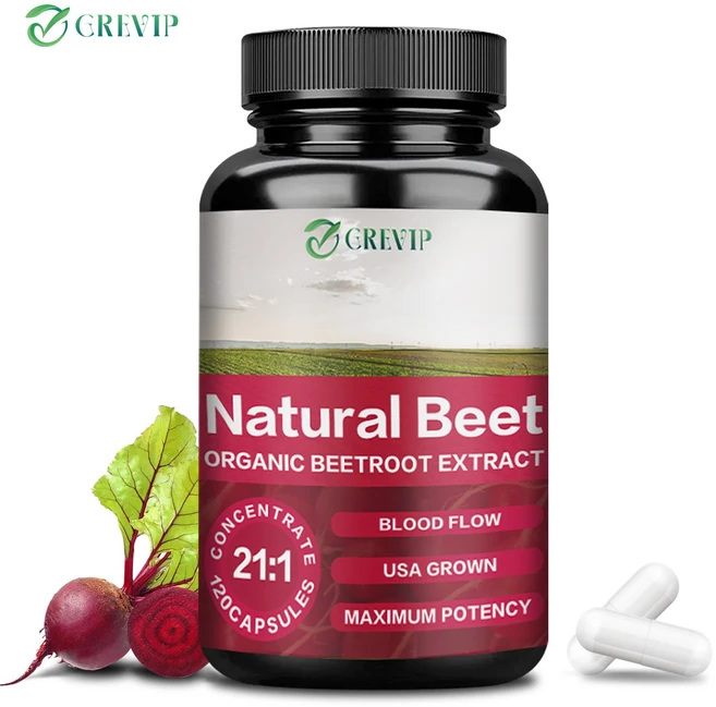 천연 비트 캡슐 1250mg - 일산화질소 부스터 혈압 보충제, 1개, 120정 - 쿠팡