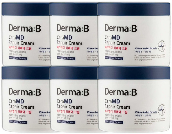 더마비 세라엠디 리페어 크림, 430ml, 6개