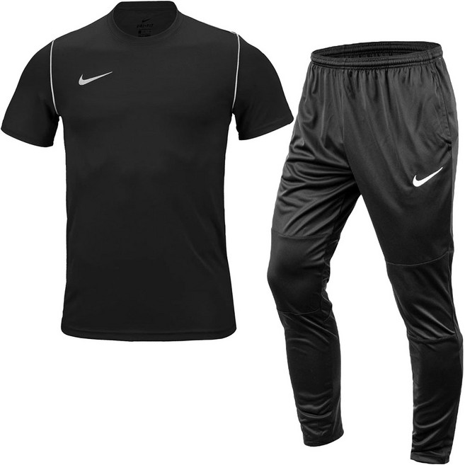 나이키 기능성 반팔티 트레이닝 바지 반팔 티셔츠 운동복 세트 남여공용 트레이닝복 + ALS 마스크