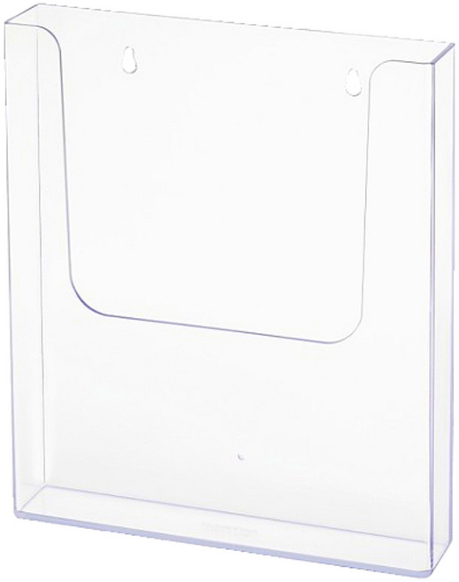 A4정리함 파일꽂이 부착식 A4꽂이 투명케이스 부착식케이스 전단지꽂이 카다로그거치대 카다로그꽂이 서류거치대 아크릴케이스, 1개